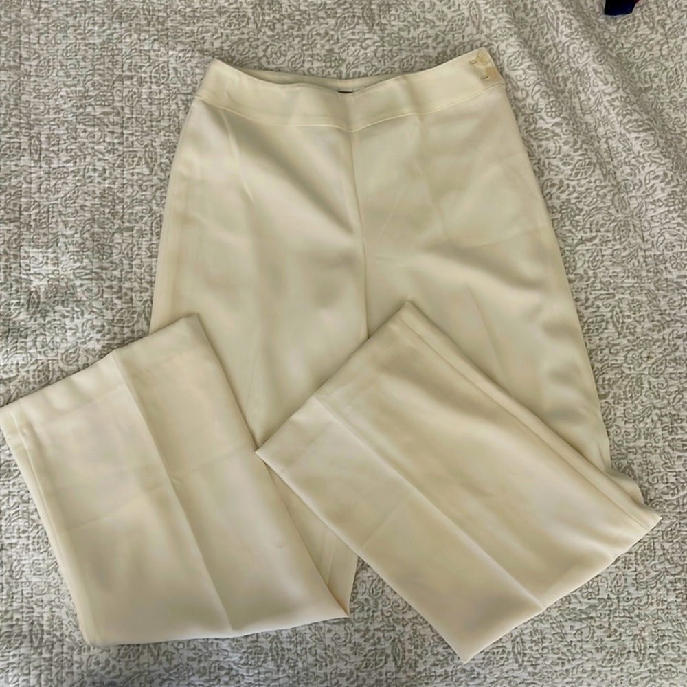 NWT Talbots Fully Lined Women’s Cream Slacks Size 4